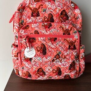 Disney x Vera Bradley Moana Campus Backpack Laptop Sleeve NWT